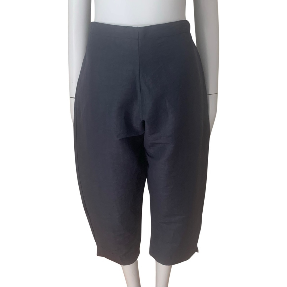 BRYN WALKER Wide Leg Pull On Dark Blue Capri Pants Size Small - Picture 7 of 16